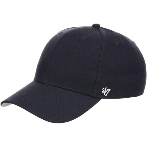 Adjustable Baseball Cap Plain Hat Men Women Navy Classic Structured Snapback - Picture 1 of 8